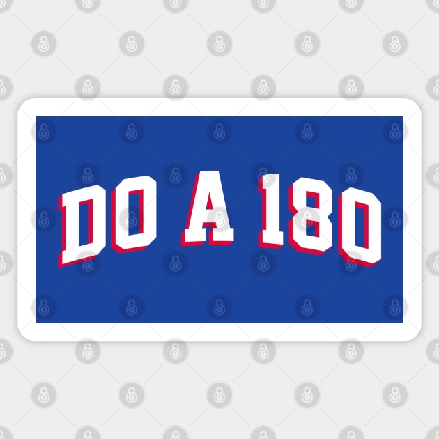 Do A 180, arch - Blue Sticker by KFig21